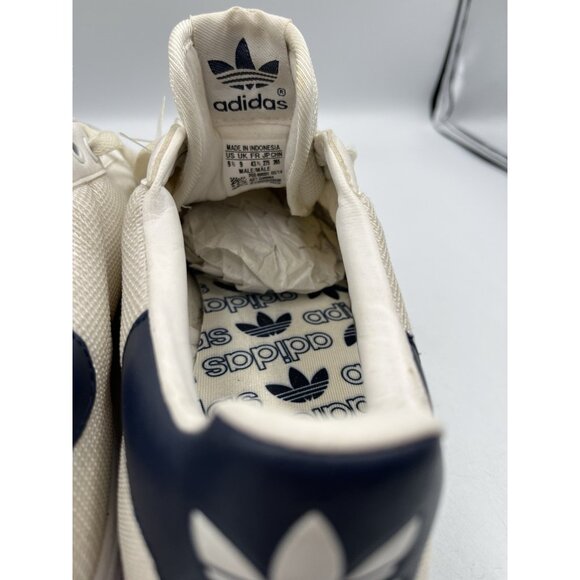 Adidas Rod Laver White Navy G99864 Mens 9.5 05/14 &NEVER WORN HAS TAG ON THEM - Picture 10 of 16